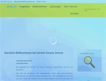 Tablet Screenshot of direktfinanzimmo.at